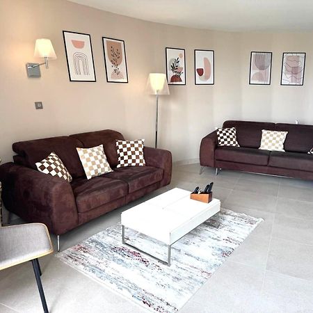 Penthouse Vue Mer Avec Rooftop,Jacuzzi,Et Parking Prive อองทีบส์ ภายนอก รูปภาพ